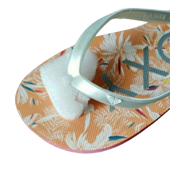 ROXY Melon III Floral flip-flops Size 6 - Nwt - Picture 4 of 7